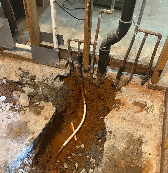 pipe repair work in greensboro home